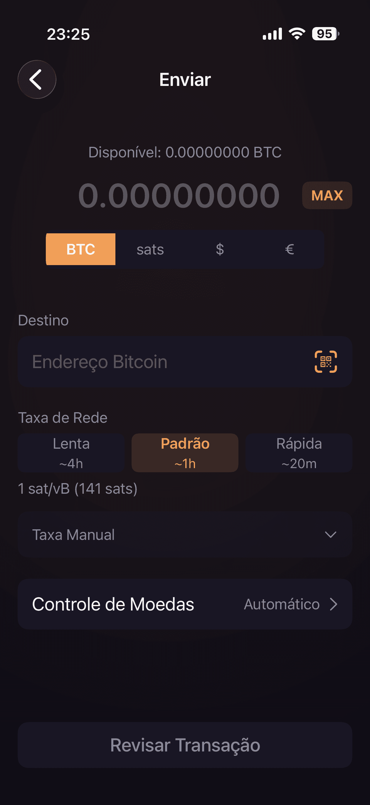Enviar Bitcoin